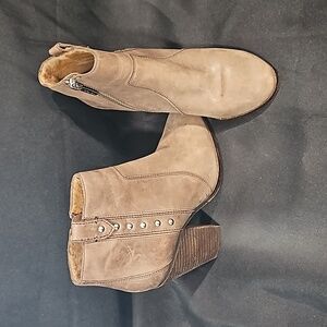 Coach Bootie | Size 5B | Women's Leather Ankle Boots Side Zip